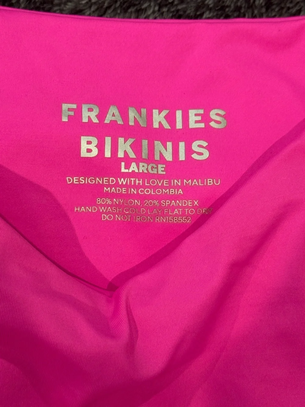 Frankie's Bikinis Neon Hot Pink Gemma Wrap One-Piece